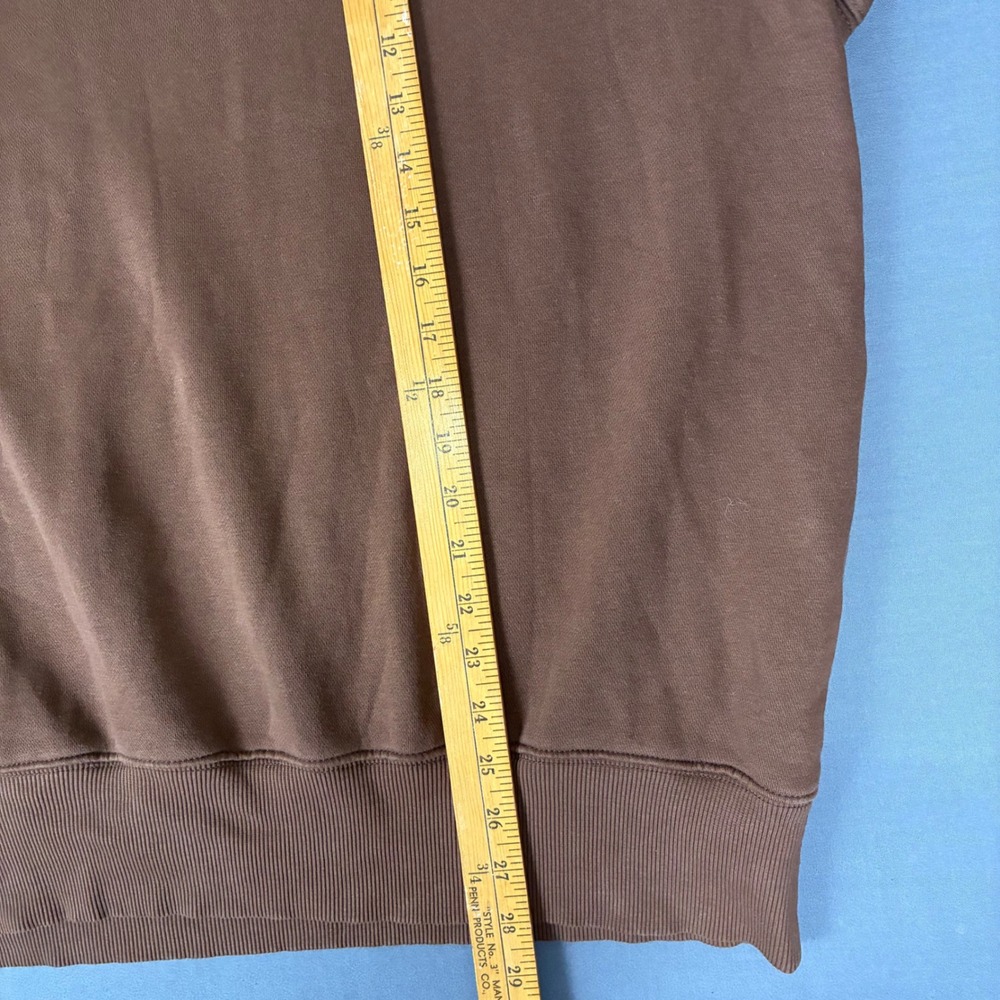 Nike Center Swoosh Mocha Brown Crewneck Sweatshirt Men's Size Large - Picture 5 of 6